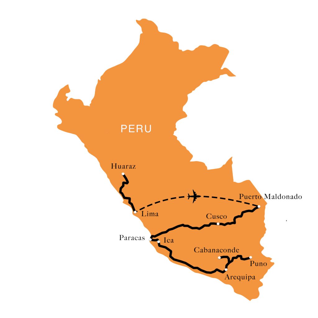 Peru ultieme reisroute rondreis