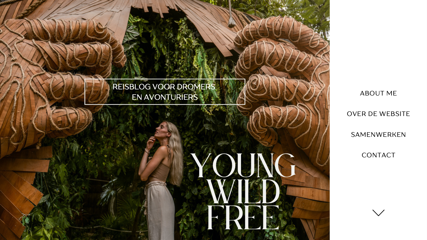 Mediakit over mij reisblog youngwildfree.be Rani Permentier