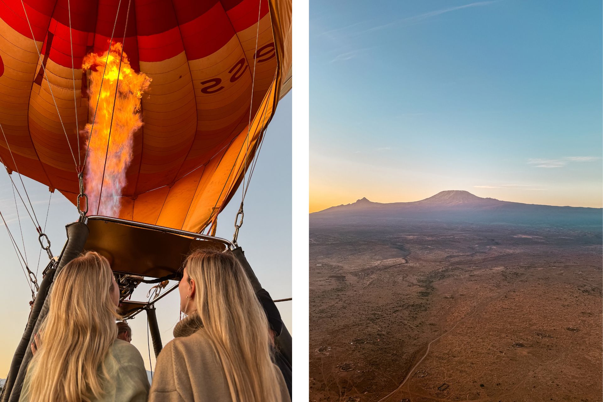 Ballonsafari Amboseli National park, ballonvaart, reisblog, Belgische reisblogger, youngwildfree