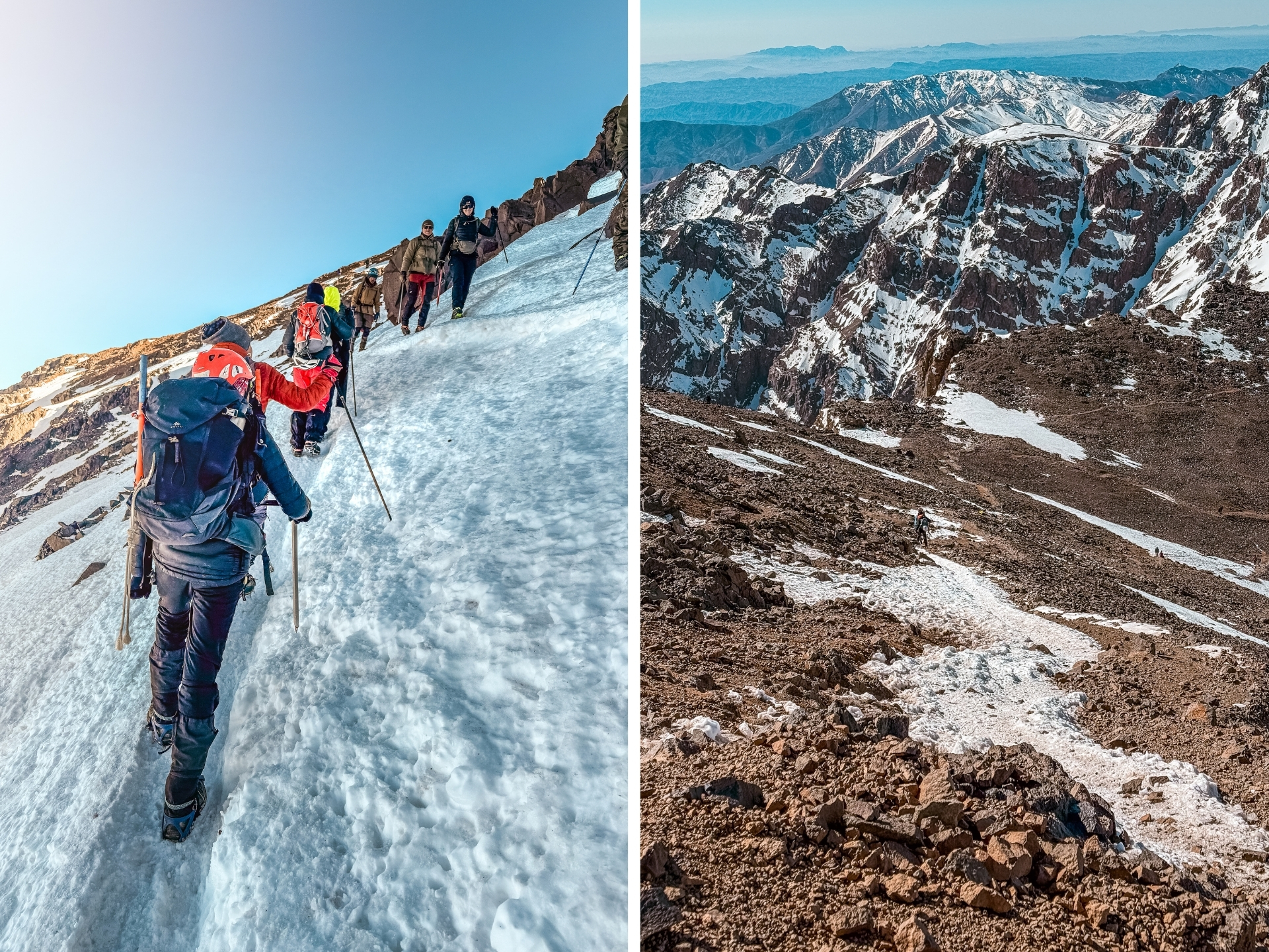 Toubkal mountain beklimming tijdens winter, hiken, reisverslag, hoe zwaar, voorbereiding